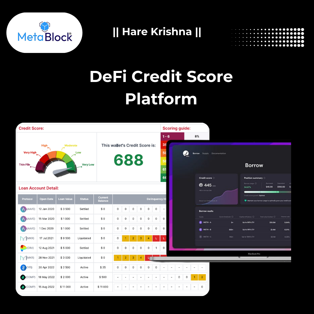 DeFi credit scores