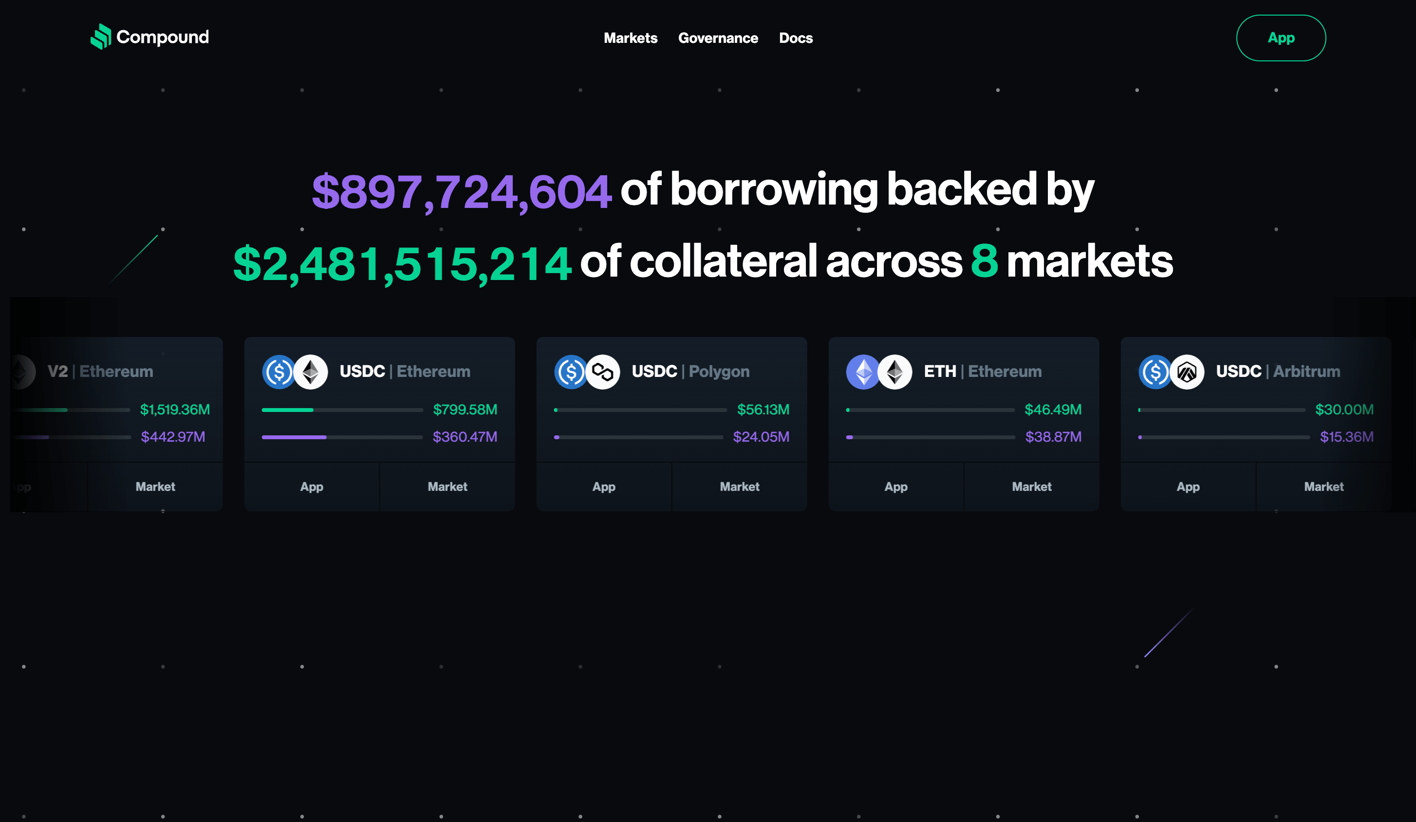 Goldfinch DeFi lending platform interface