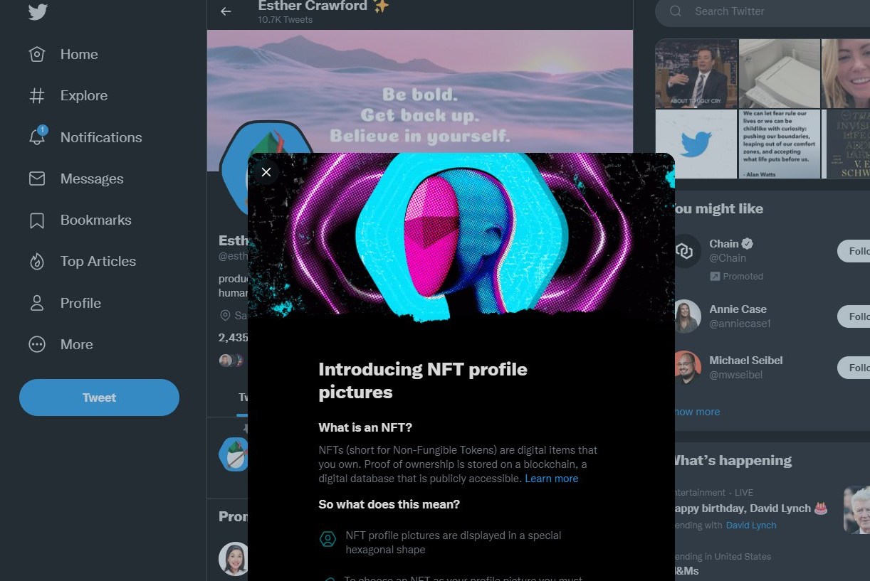 high-value crypto content post example twitter