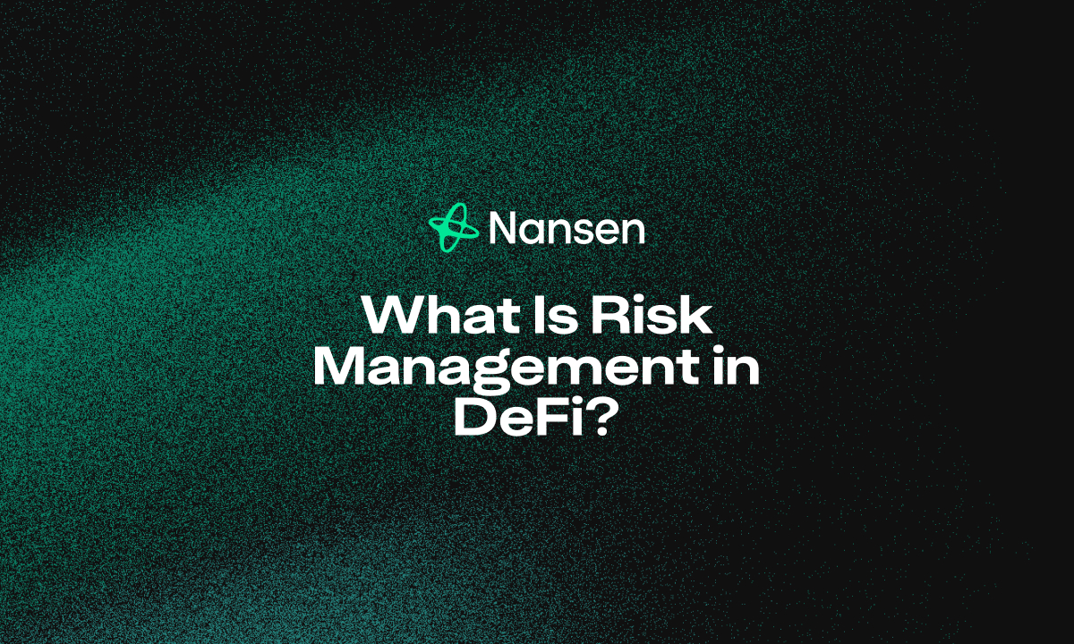 DeFi automated risk management